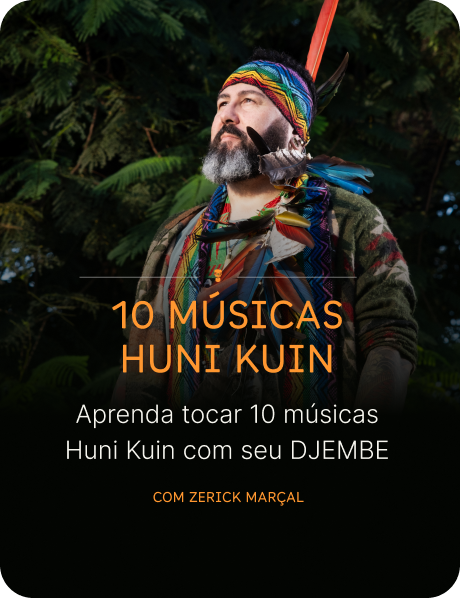 Curso de Djembe - 10 músicas Huni Kuin